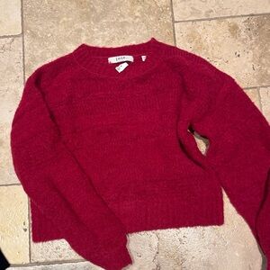 Joie Rich Burgundy Crew Neck Sweater